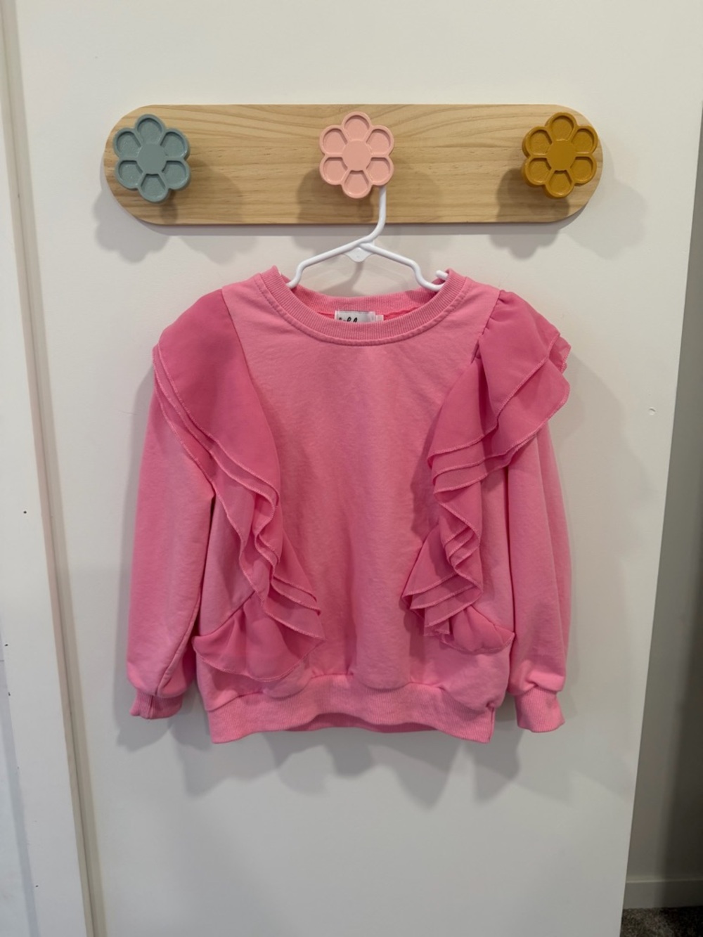 Lola + The Boys girls pink long sleeve top